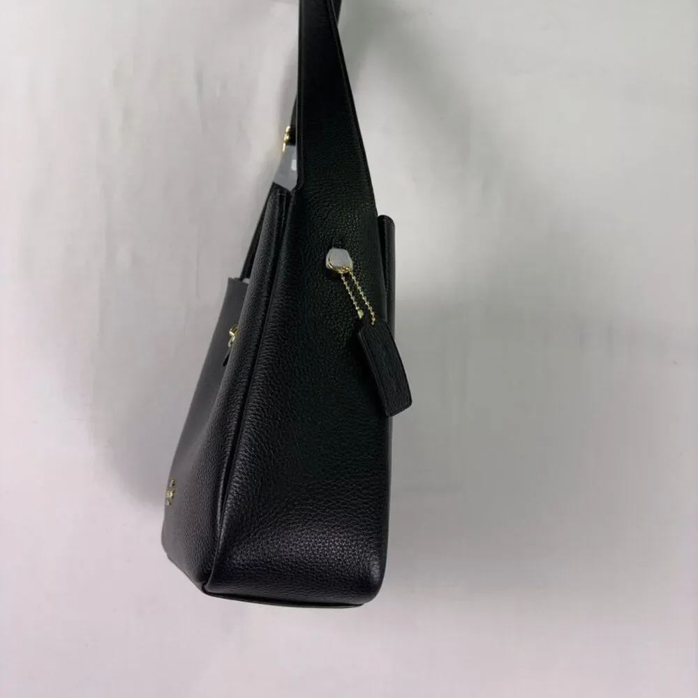 Coach Black Leather Hobo Crossbody Bag - Picture 3 of 10